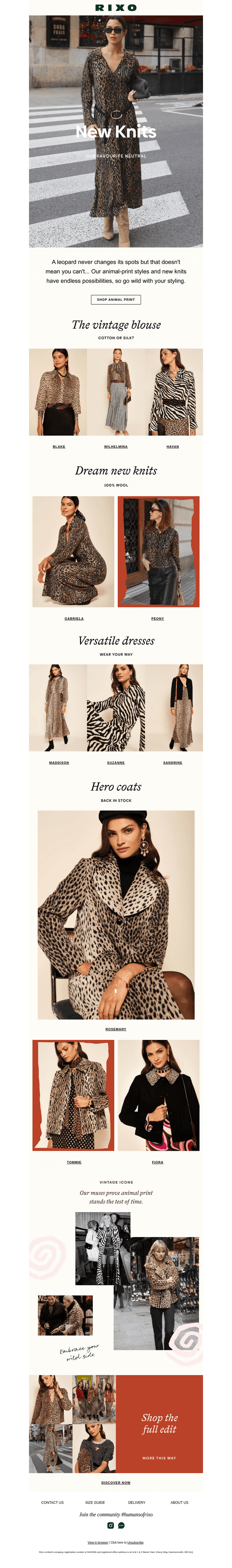 NEW ANIMAL KNITS 🐆