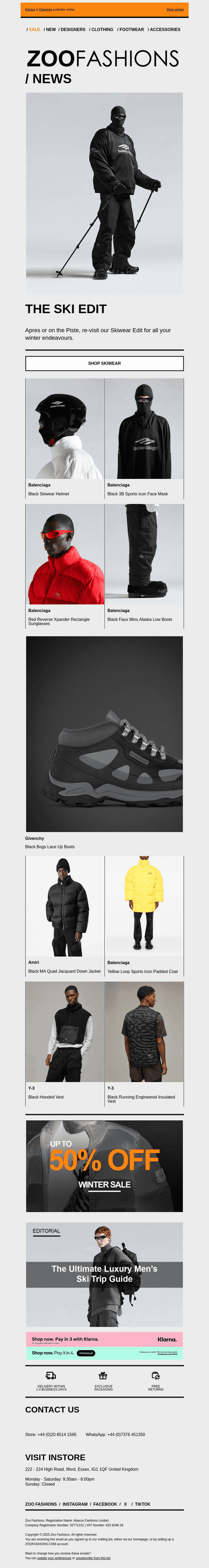 The Skiwear Edit