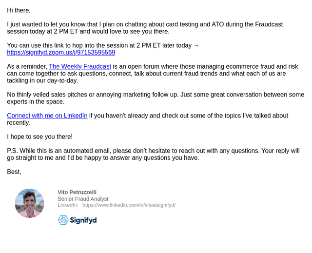 Planning to join the Fraudcast session today?