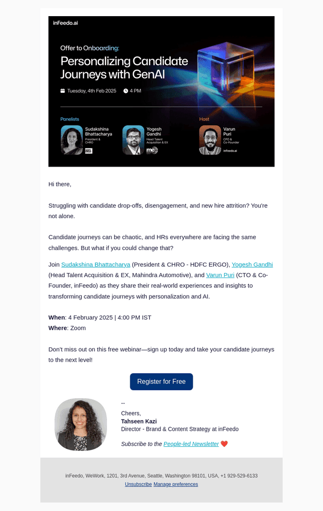 CHRO perspective: Personalizing candidate journey with AI