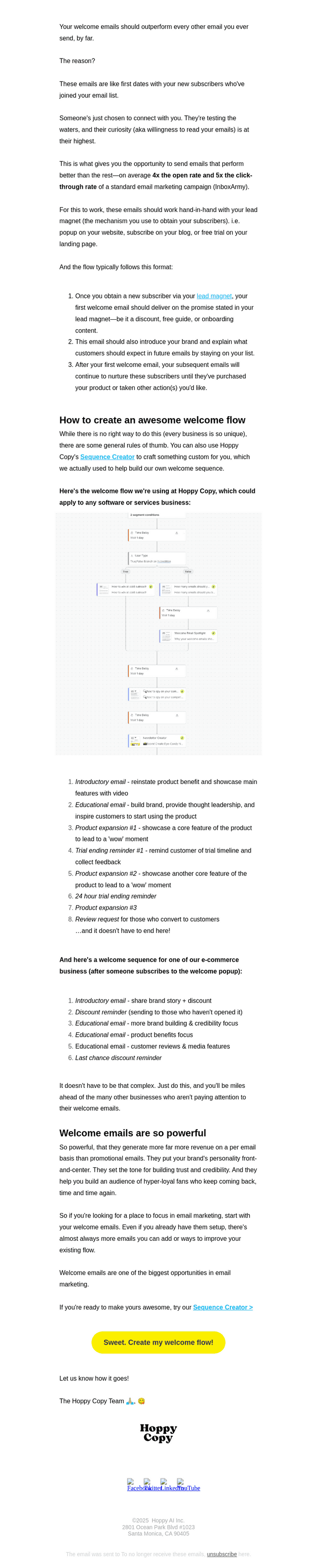 Why your welcome emails should outperform everything 💪🏼