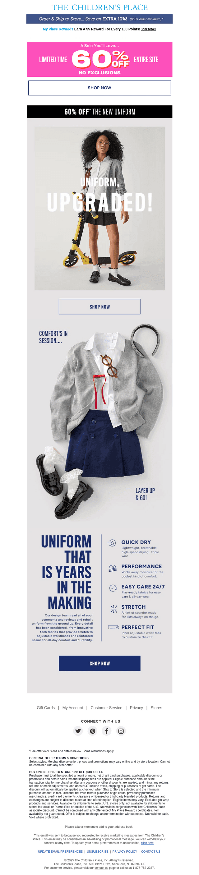 Made-to-Go Uniform 60% OFF 👕🏃