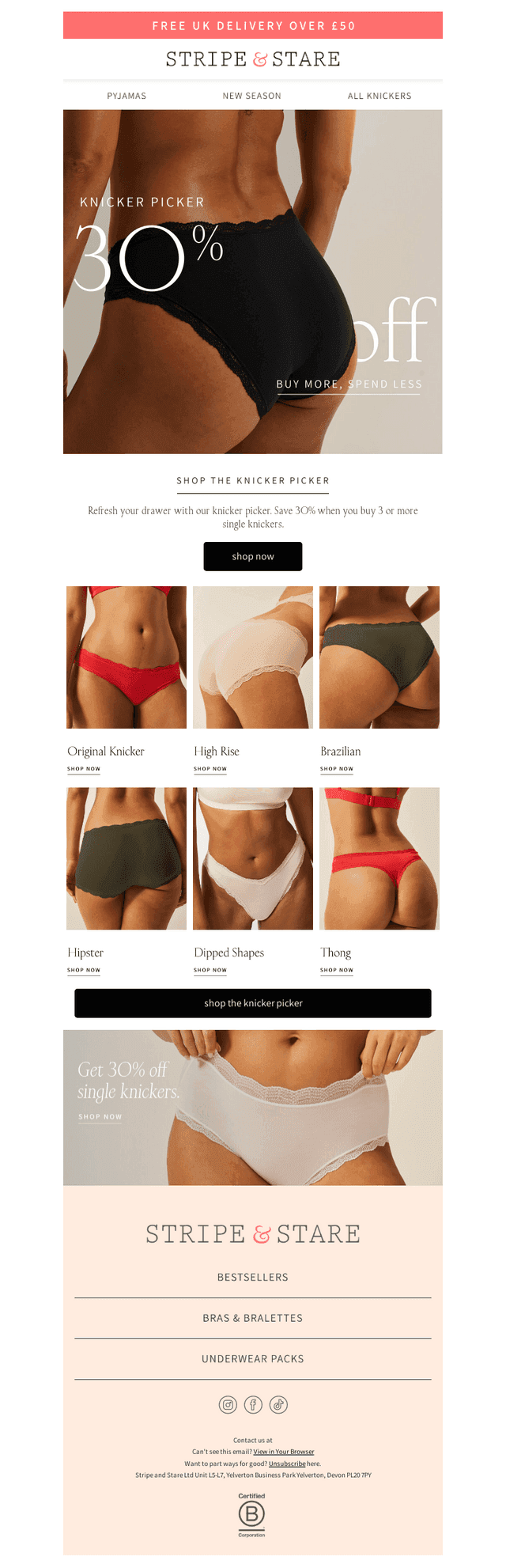 30% off | The Knicker Picker