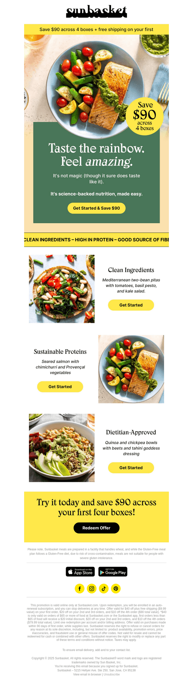 $90 OFF: Eating the rainbow, made easy 🌈