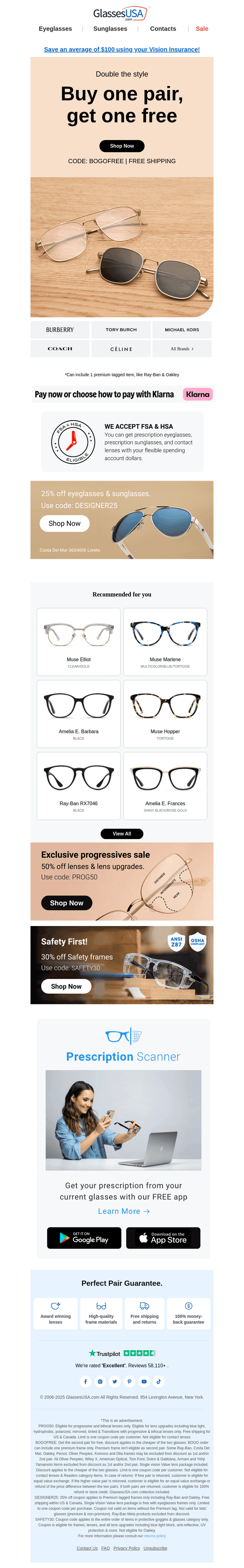👓 Glasses are BOGO 👓