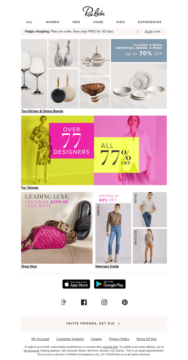 Up to 70% Off TOP Kitchen & Dining Brands