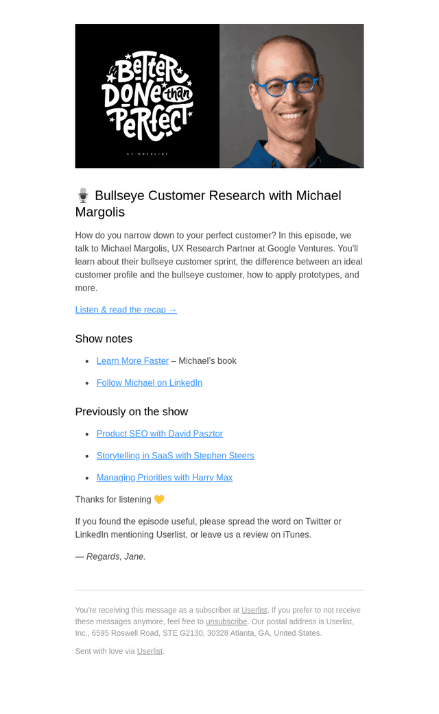 Bullseye Customer Research with Michael Margolis