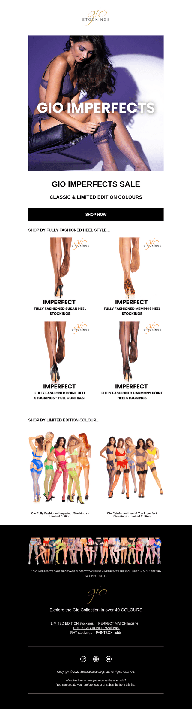 Gio Imperfects SALE