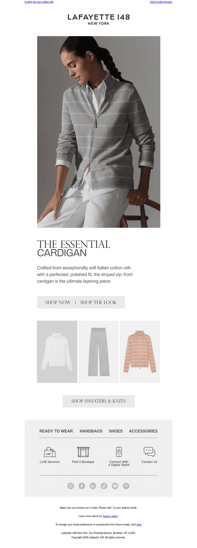 A Knit for Now & Later