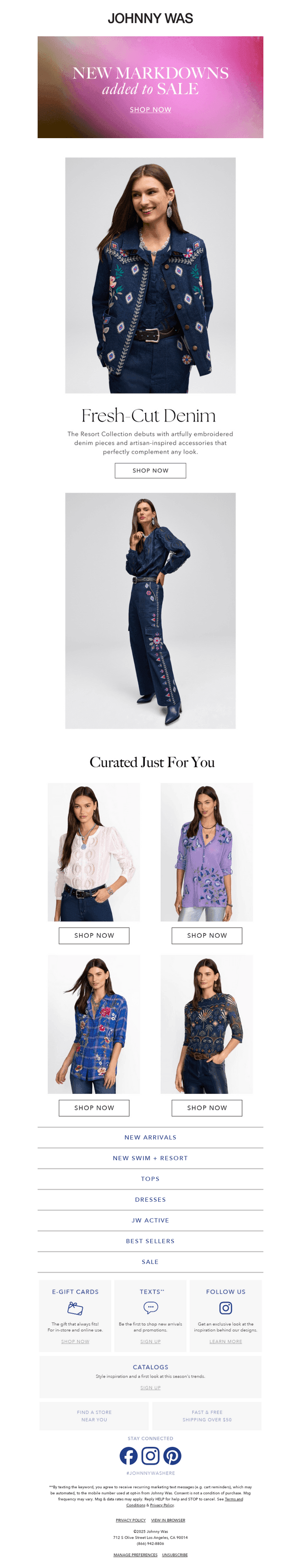 Just In: Denim for Resort