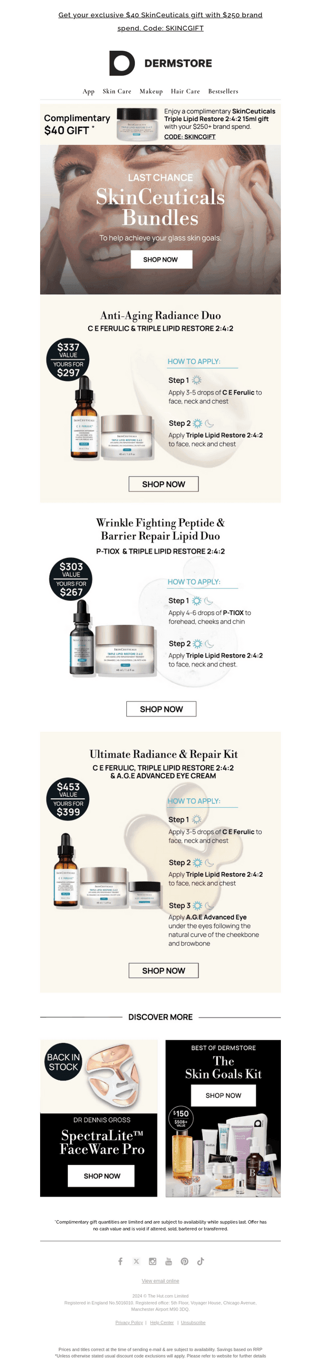 Ends soon! ✨SkinCeuticals' Limited Edition Sets✨