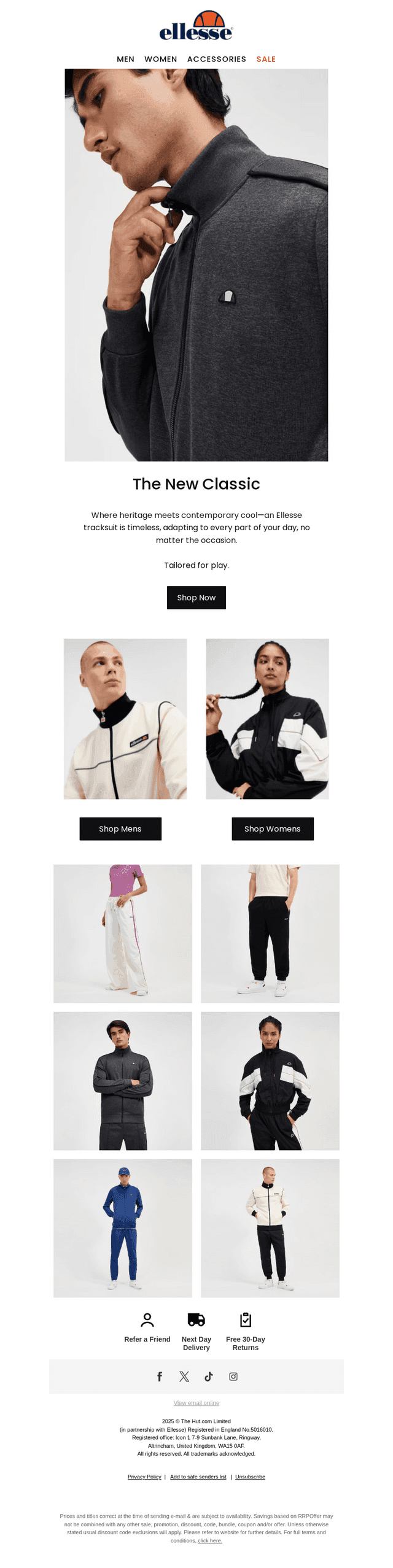 It's Tracksuit Season.