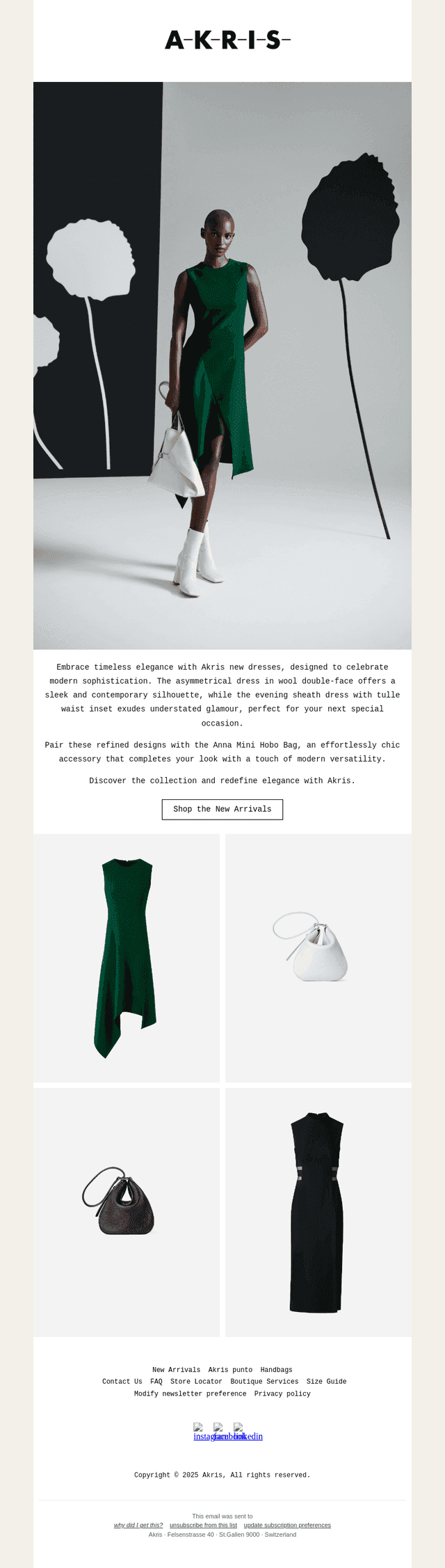 New Arrivals: Akris Dresses