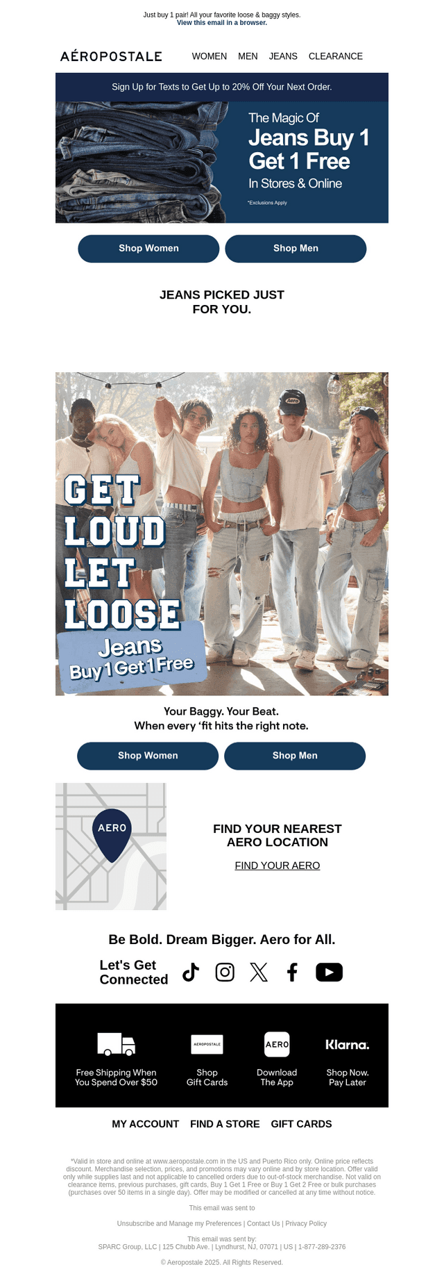 PSA: FREE JEANS Are Here!