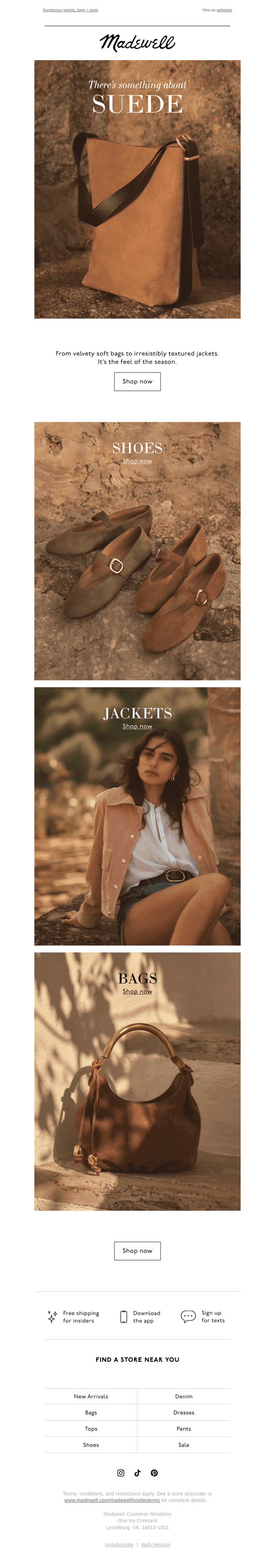 Suede favorites