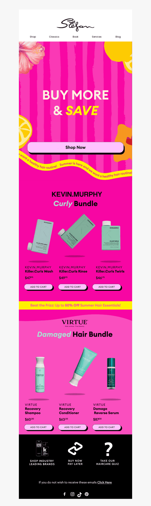Create your own Summer hair kit & save!