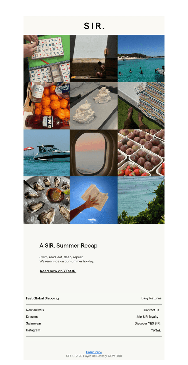 A SIR. Summer Recap