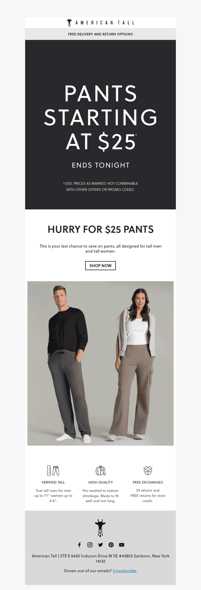 Ending Tonight - 👖 from $25