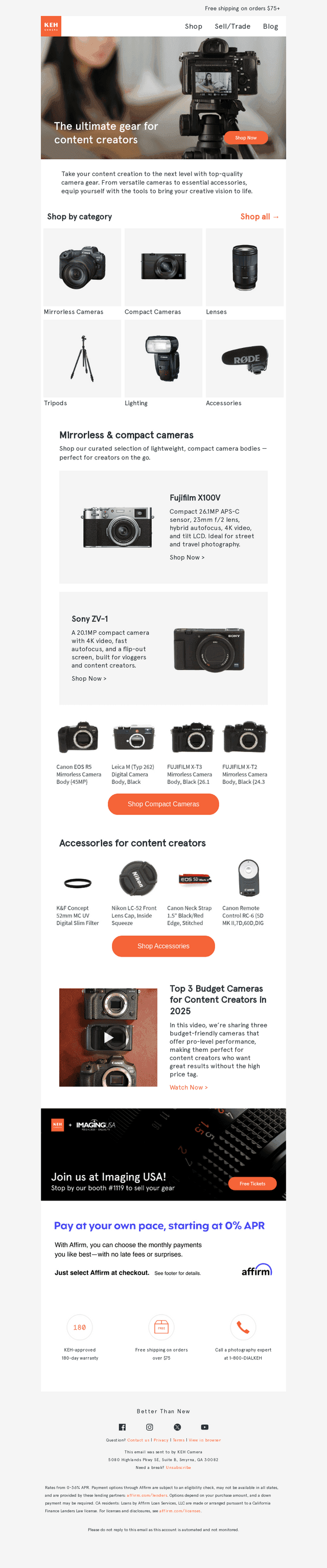 Elevate your content with gear for creators 📸