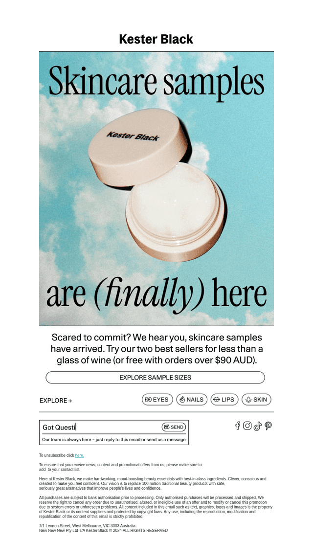 You asked, we listened