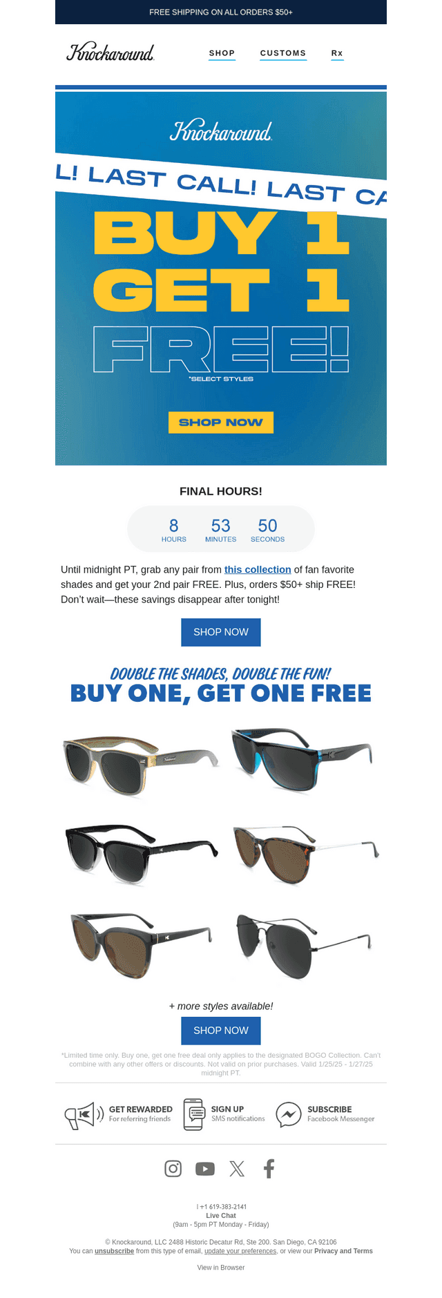 🚨 LAST CALL: Buy One, Get One FREE!