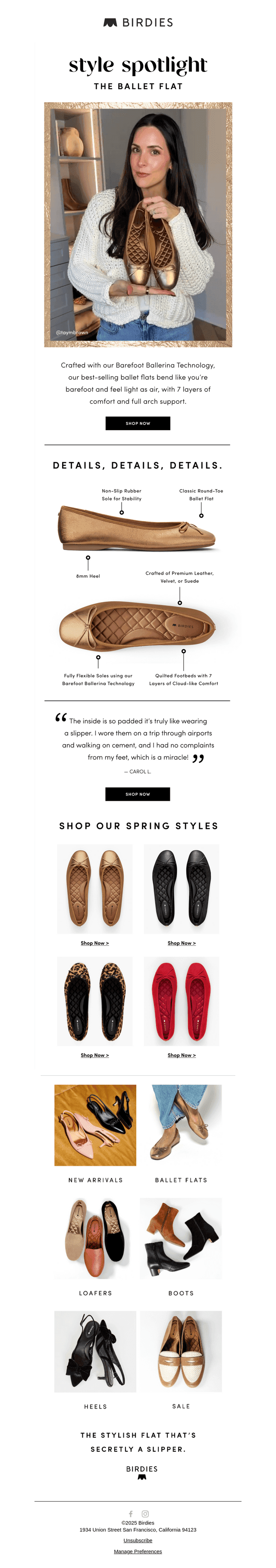 Discover our classic ballet flat