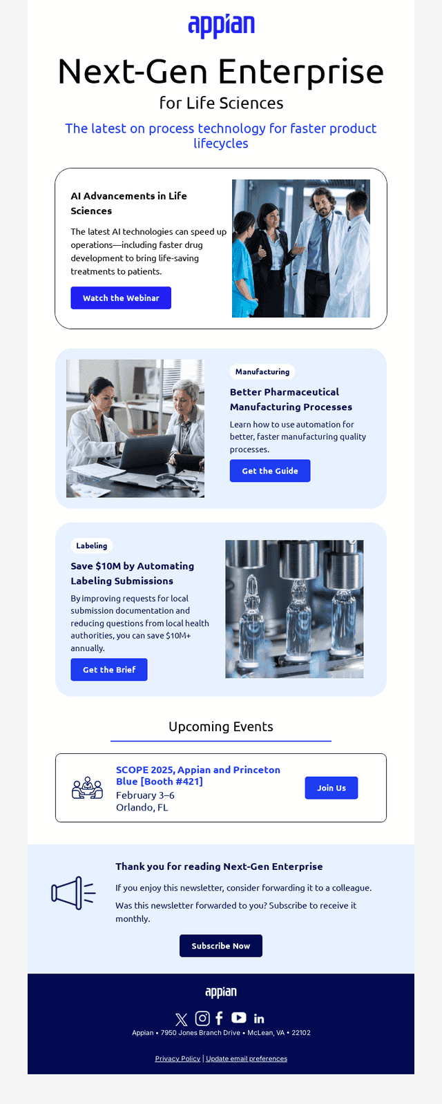 Accelerate Life Sciences: Process Innovation and SCOPE 2025