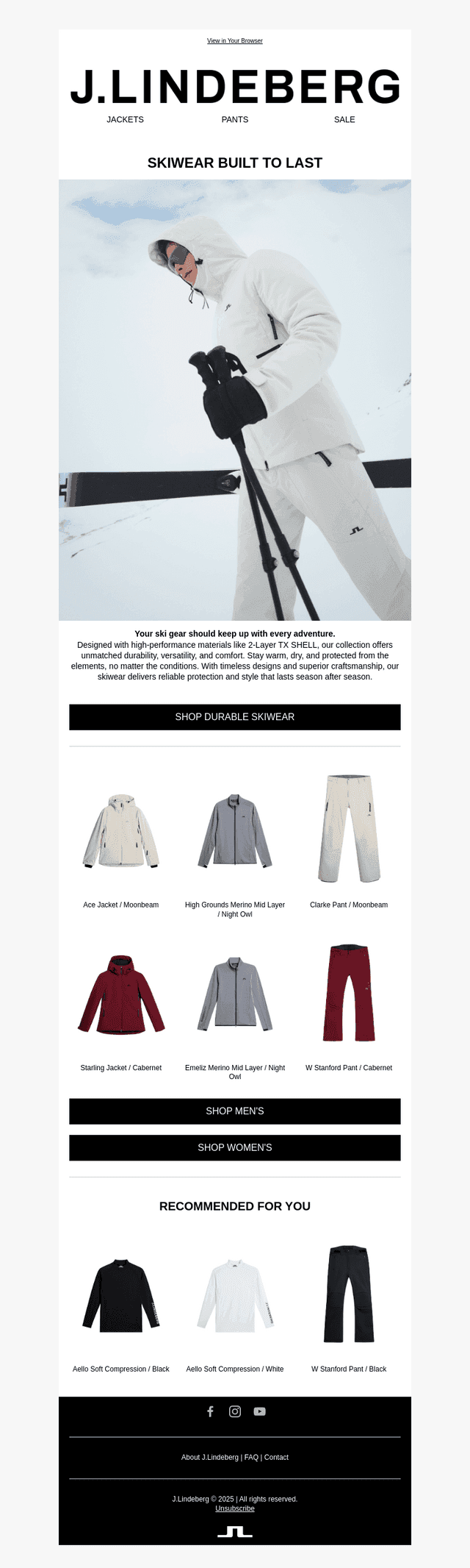 Durable Skiwear for Every Adventure