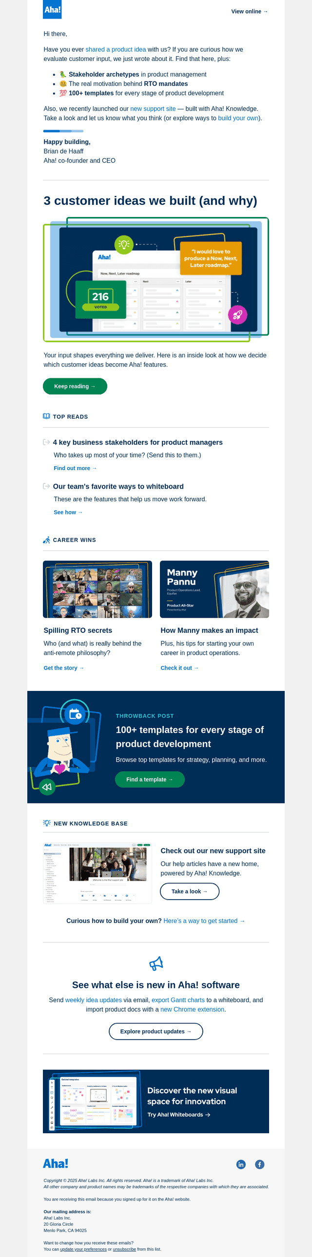 Product managers have great ideas