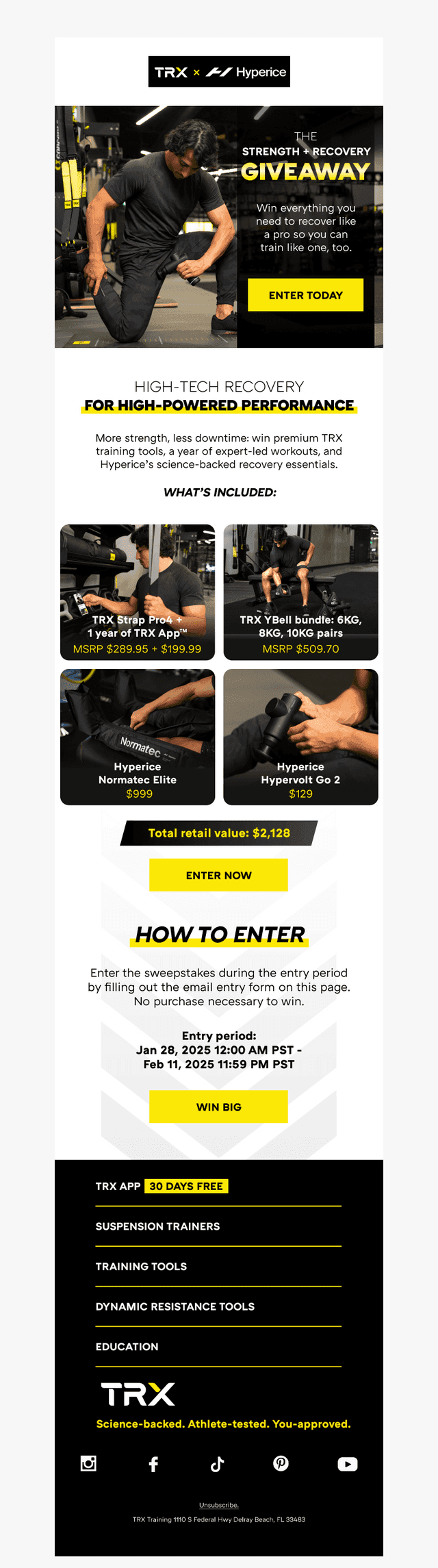 TRX Training email from Tue, Jan 28, 2025