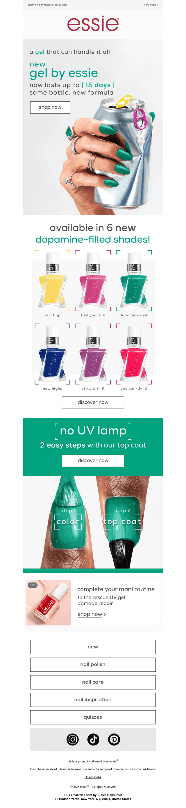 new! dopamine rush collection