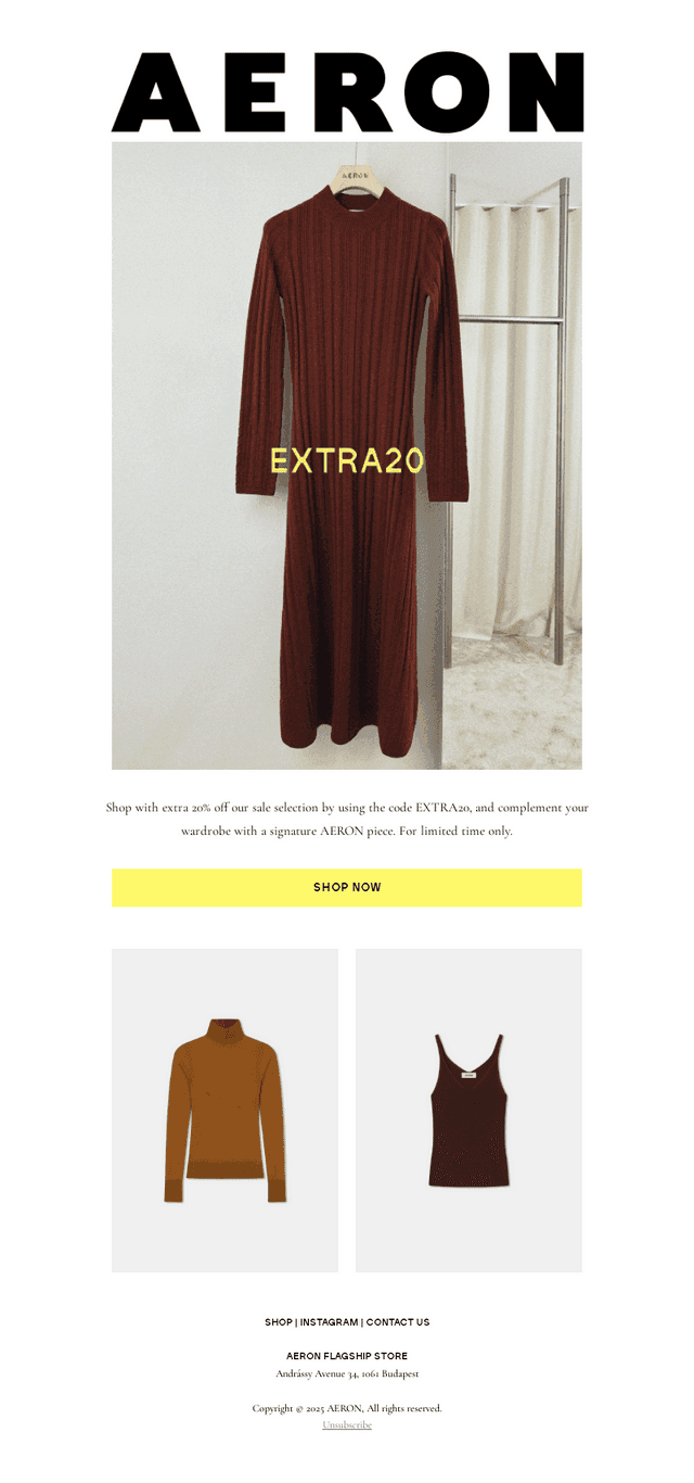 Extra 20% off sale