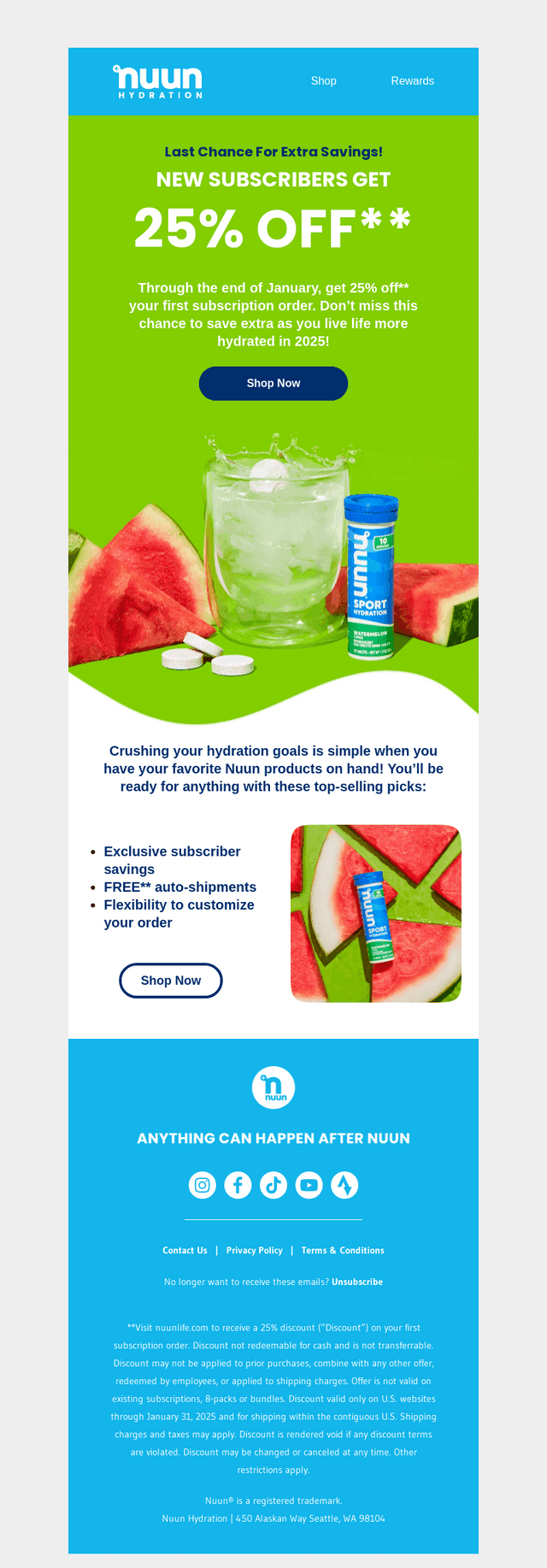 Last Call: Save EXTRA on a Subscription!