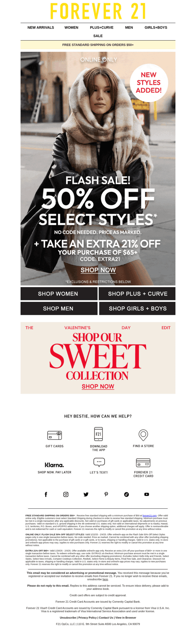 50% Off + Extra 21% Off $65 ✨