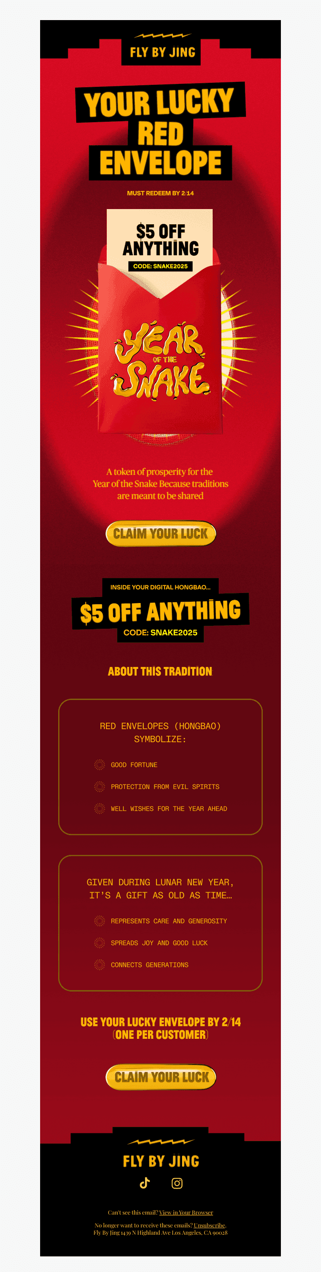 🧧 Your lucky red envelope is here