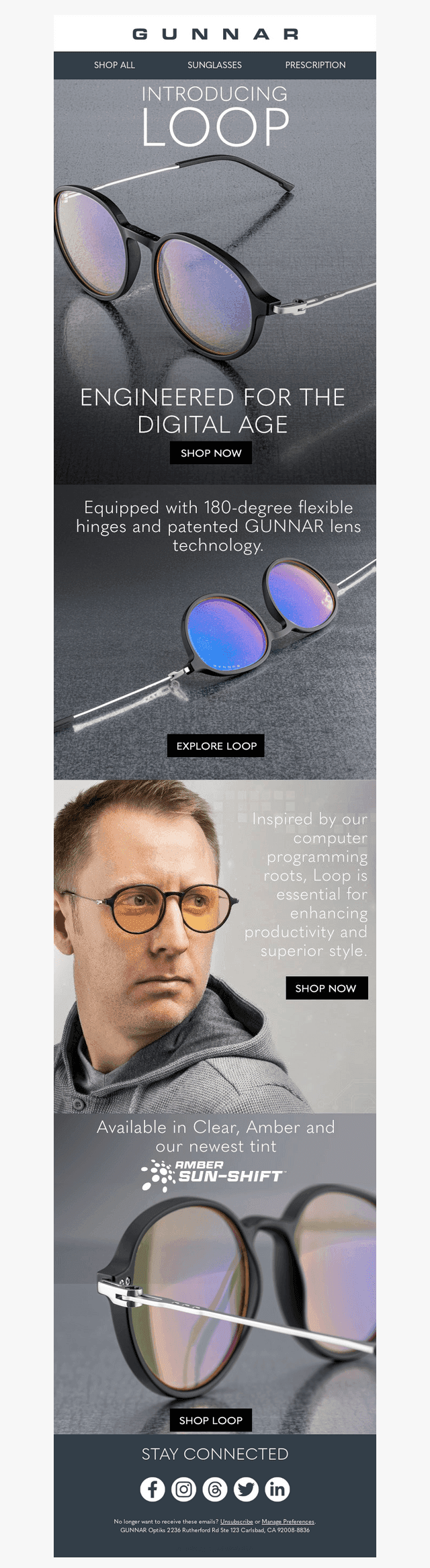 Introducing Loop, the newest Amber Sun Shift style