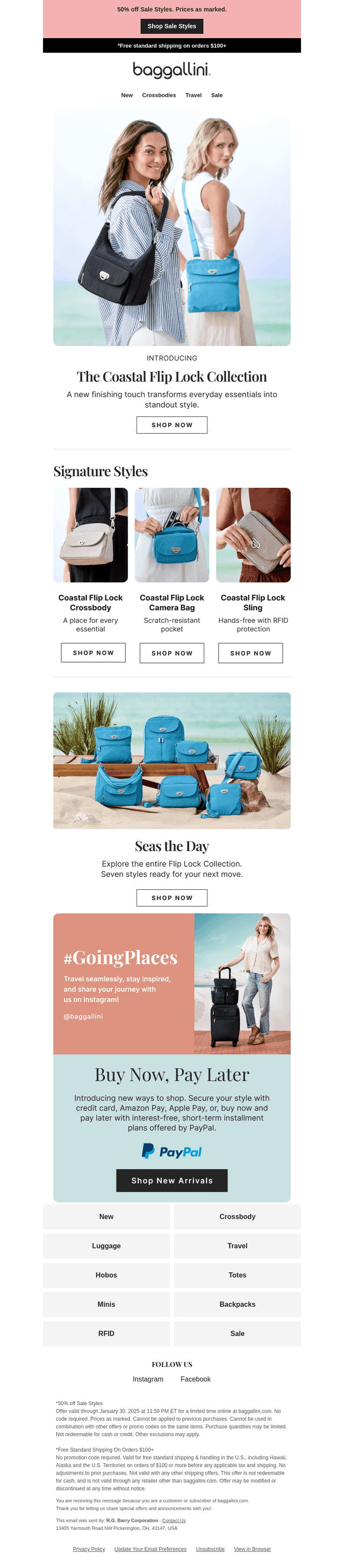 New ✨ Introducing The Coastal Flip Lock Collection