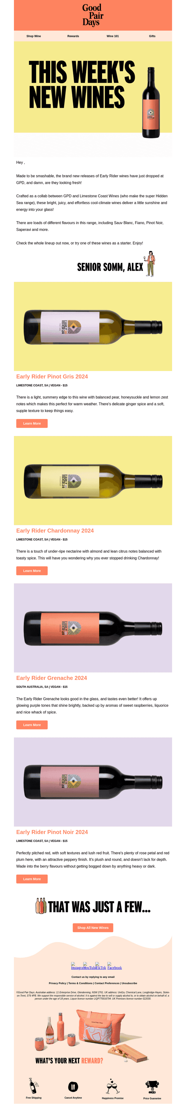 ☀️Summer’s calling: Early Rider wines are here!