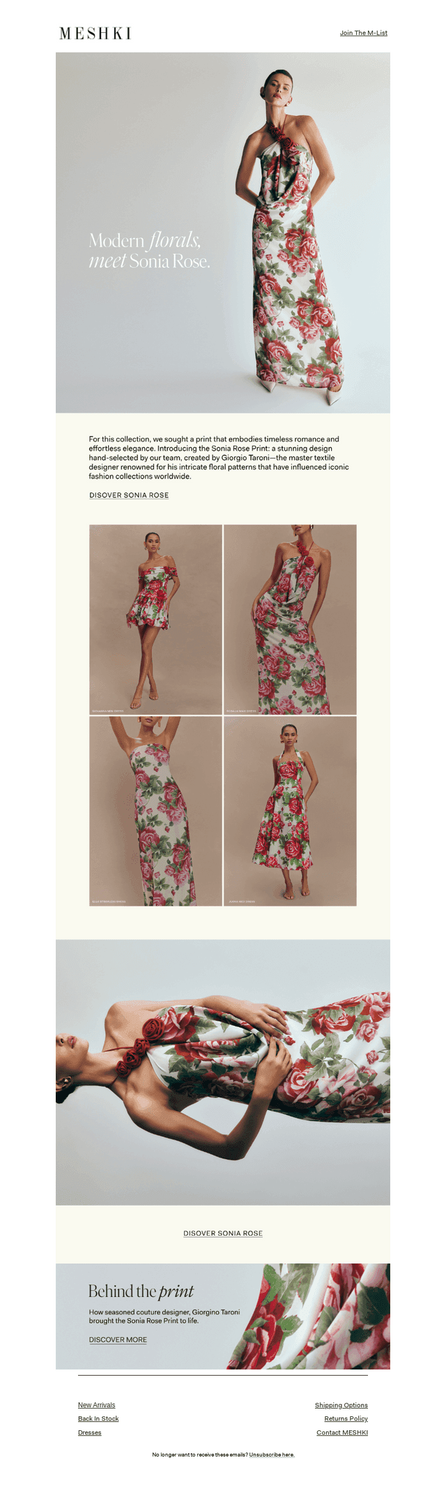 Introducing our Sonia Rose print.