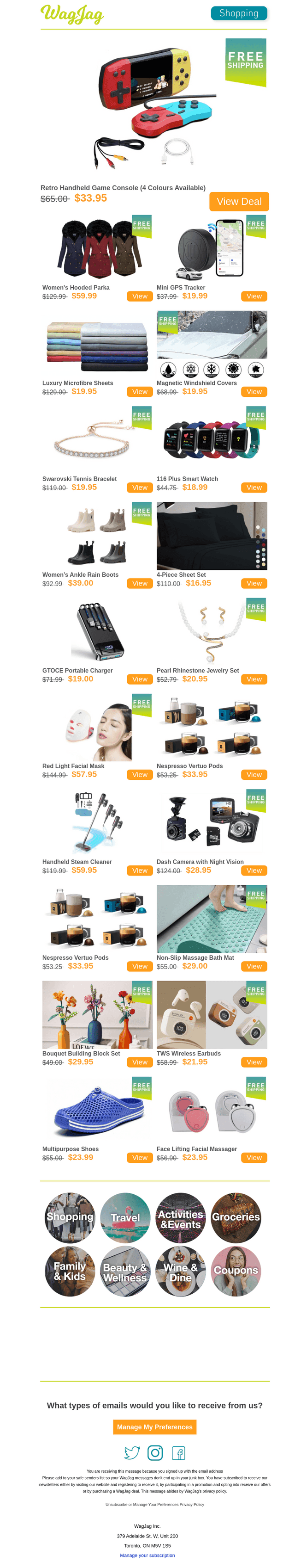 NEW! $33.95 for a Retro Game Console