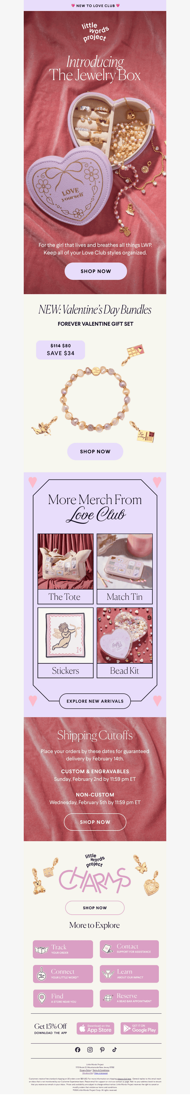 NEW ARRIVALS: V-DAY MERCH!