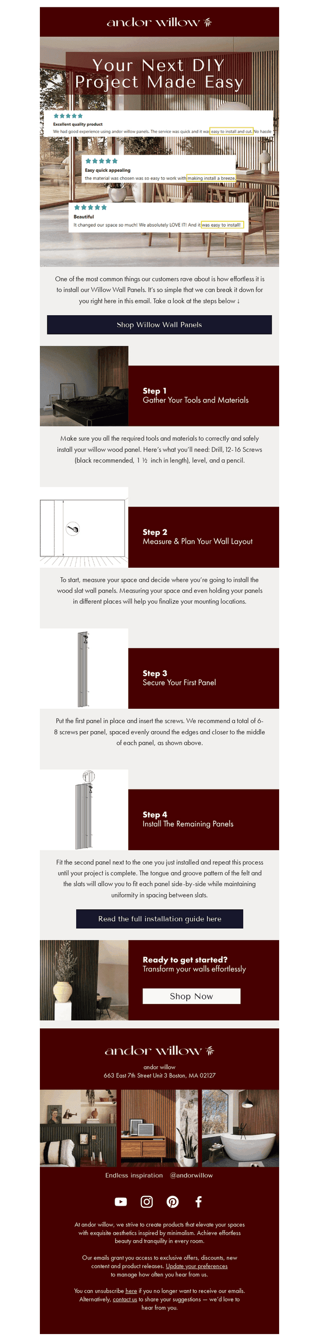 Wall Upgrades have never been easier