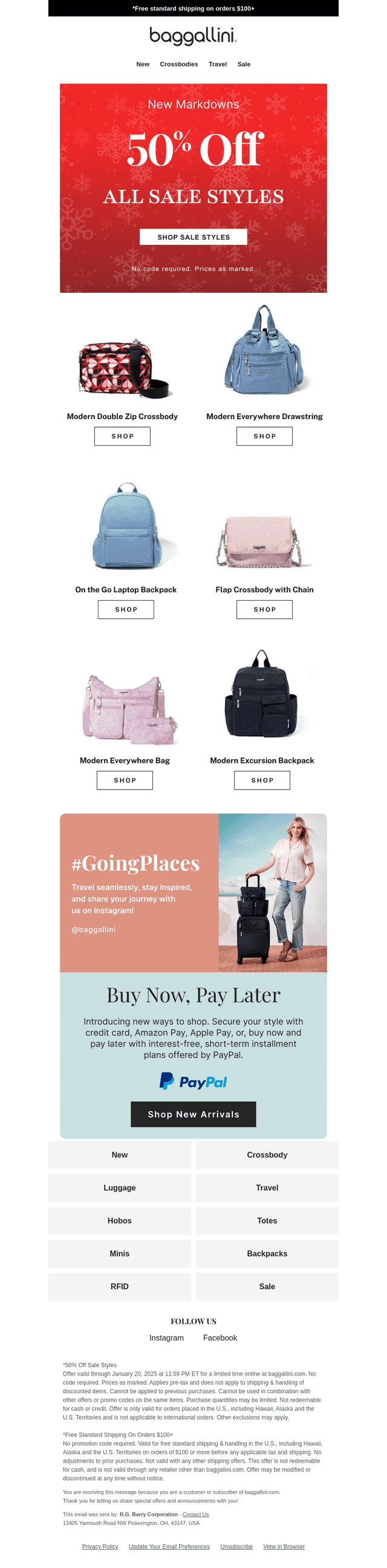 Ends Tonight: 50% off Sale Styles