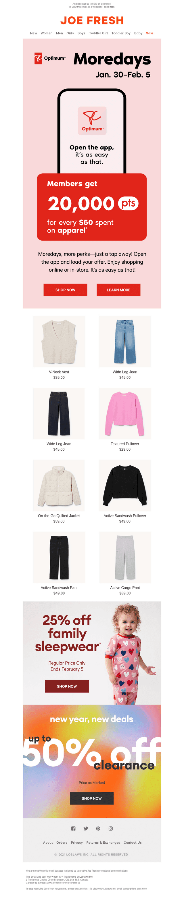 ON NOW: Get 20K Points for Every $50!*