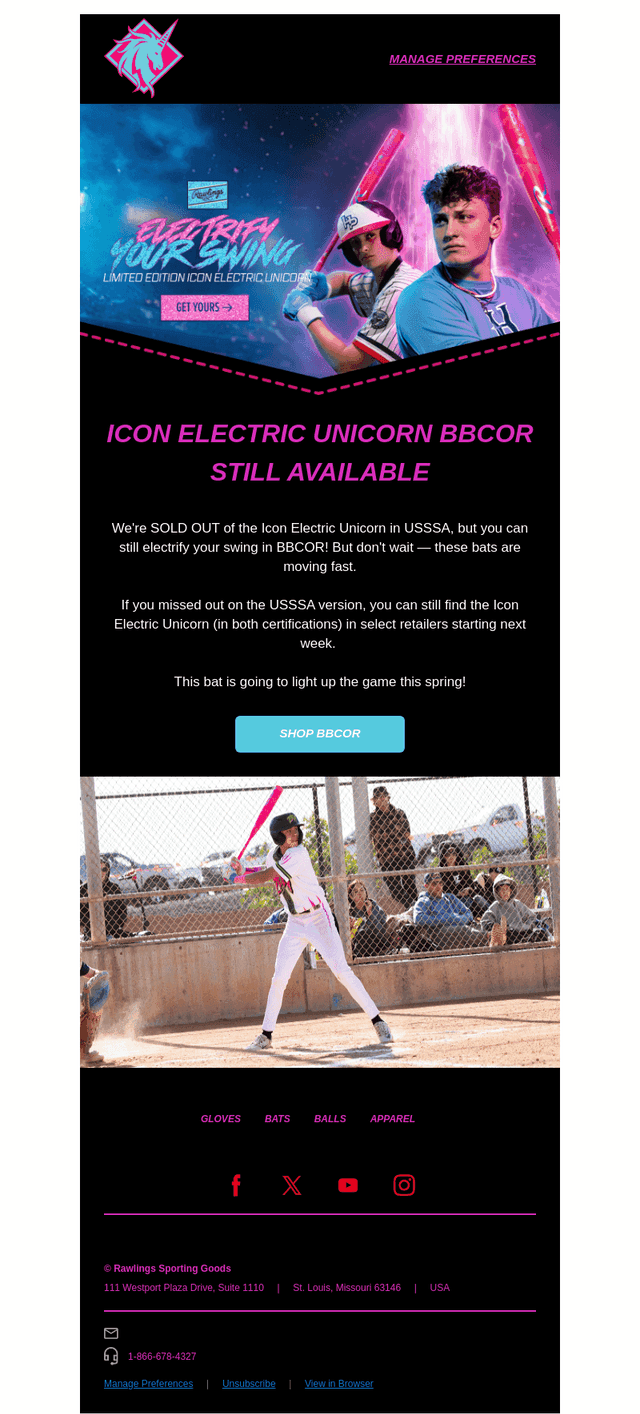 Icon Electric Unicon: Bats Are Going Fast