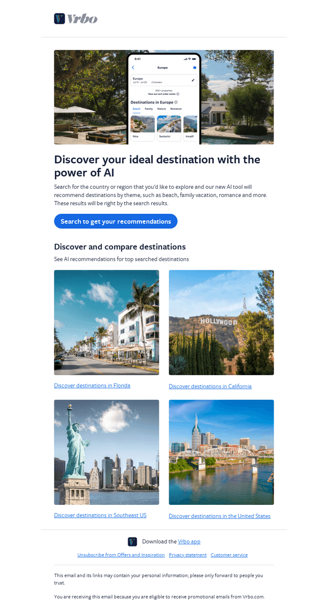 Find your ideal getaway with AI