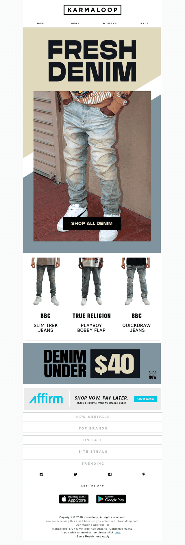 Fresh New Denim! 👖