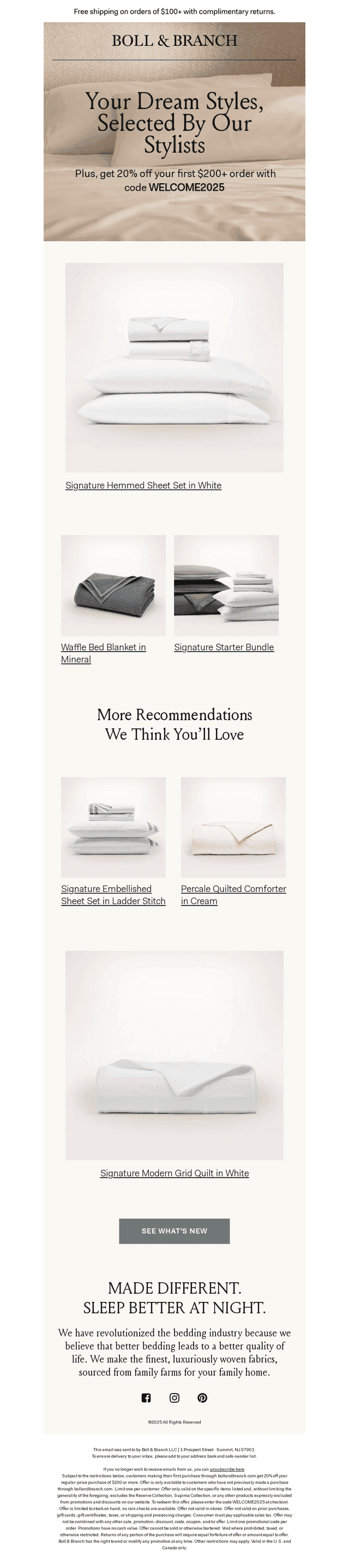 Your dream styles, picked by us