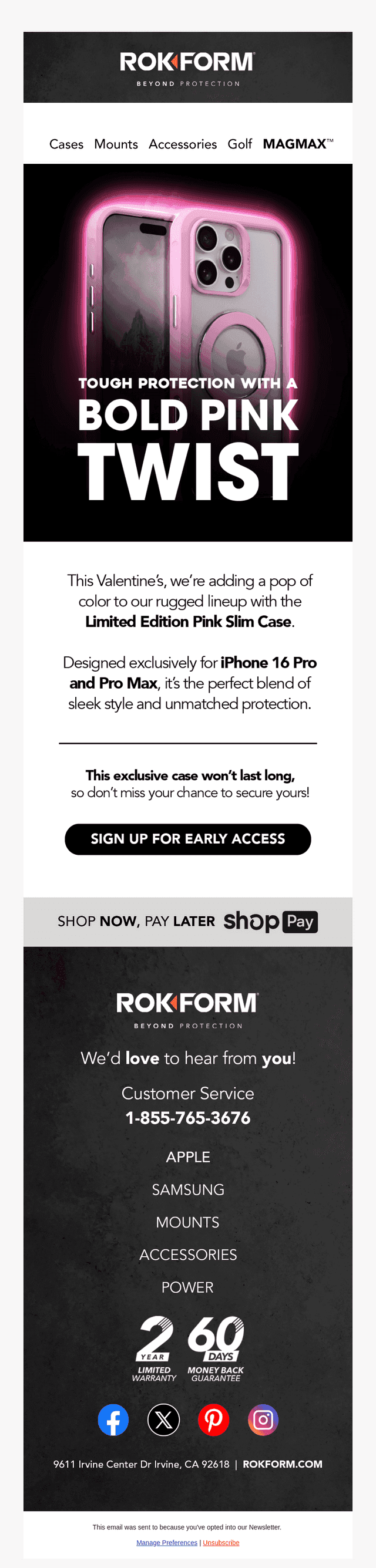 💖 Valentine’s Exclusive: Limited Edition Pink Case