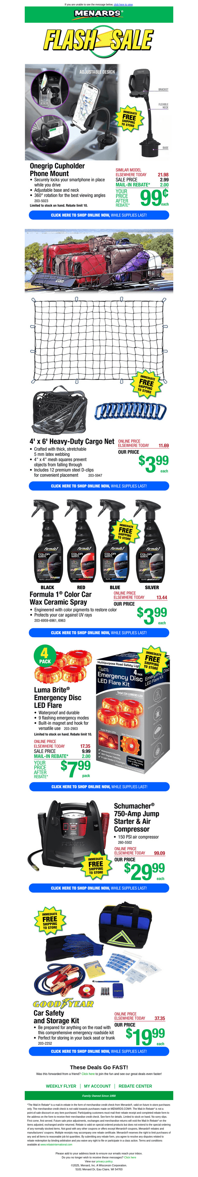 Goodyear Car Safety Kit ONLY $19.99!